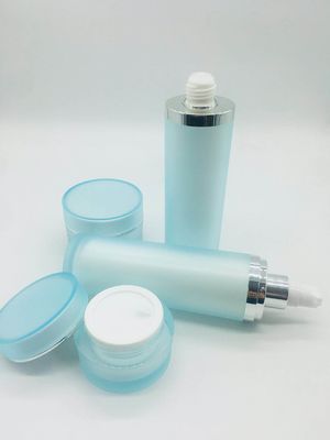 Skin Care Cosmetic Lotion Pump Bottle With Lid 120ml Customized Logo