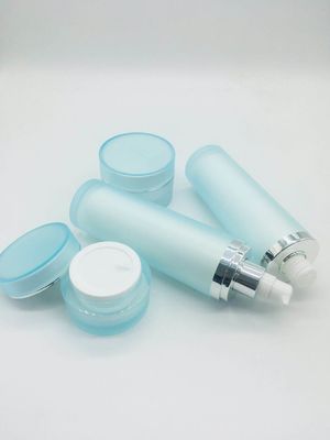 Skin Care Cosmetic Lotion Pump Bottle With Lid 120ml Customized Logo