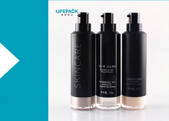 Dimensione vuota riutilizzabile di capacità φ34.5mmx134mm della bottiglia 50ml della pompa del fondamento