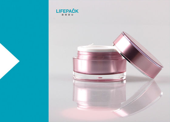La capacità acrilica cosmetica su misura del barattolo 30ml di colore per le lozioni e screma