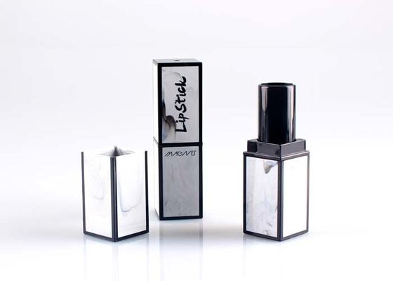 Contenitori del rossetto/tipo vuoti bianchi e neri tubi del quadrato del balsamo di labbro