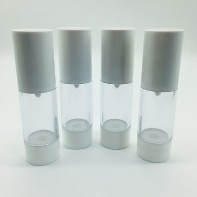 1OZ svuotano la bottiglia senz'aria di plastica per il logo su misura personale di cura di pelle