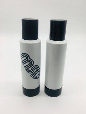 Bottiglia senz'aria di plastica del cilindro 35ml per colore nero bianco crema di Skincare